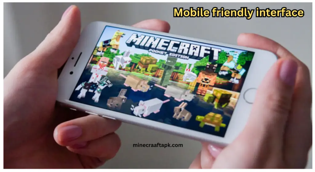 Minecraft APK Mobile User Interface